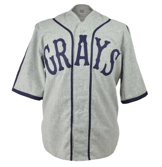 Men's Homestead Grays Grey Stitched Baseball Jersey